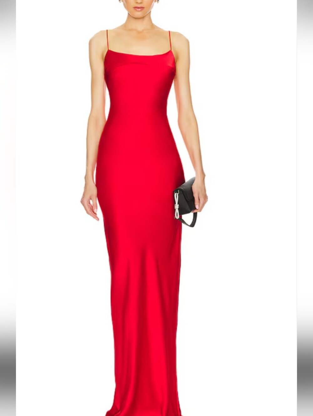 Lovers + Friends from Revolve Classic Red Satin Slip Maxi Dress Size xS NWTS